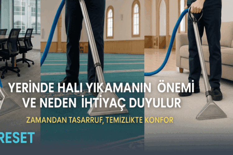 Yerinde halı yıkamanın önemi - hijyen, hızlı kuruma ve profesyonel temizlik